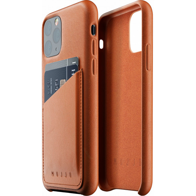 

Чехол MUJJO iPhone 11 Pro Full Leather Wallet Tan (MUJJO-CL-002-TN), iPhone 11 Pro Full Leather Wallet, Tan