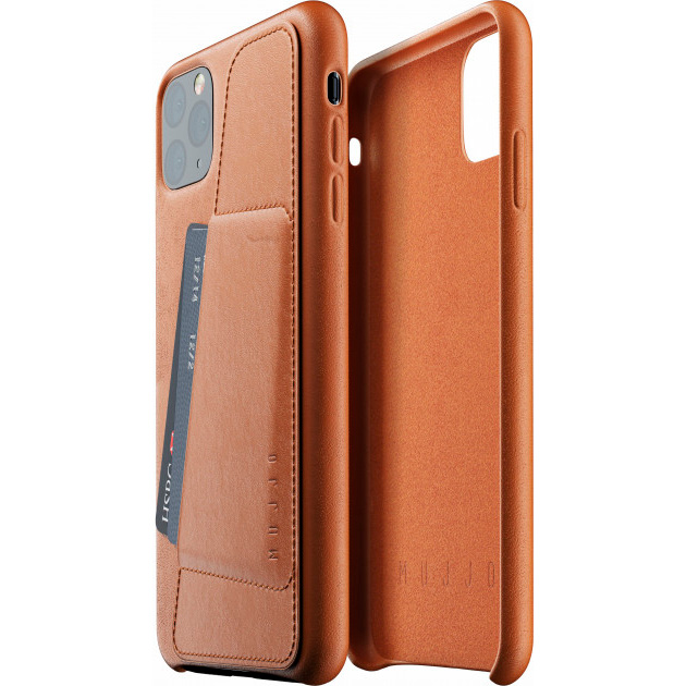 

Чехол MUJJO iPhone 11 Pro Max Full Leather Wallet Tan (MUJJO-CL-004-TN), iPhone 11 Pro Max Full Leather Wallet, Tan