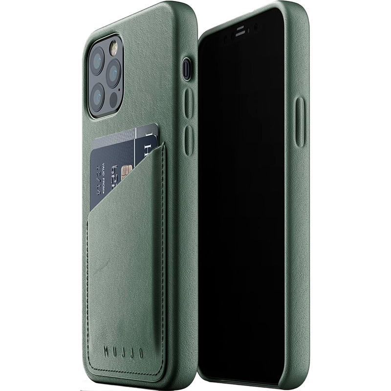 

Чехол MUJJO iPhone 12/12 Pro Full Leather Wallet Slate Green (MUJJO-CL-008-SG), iPhone 12/12 Pro Full Leather Wallet, Slate Green