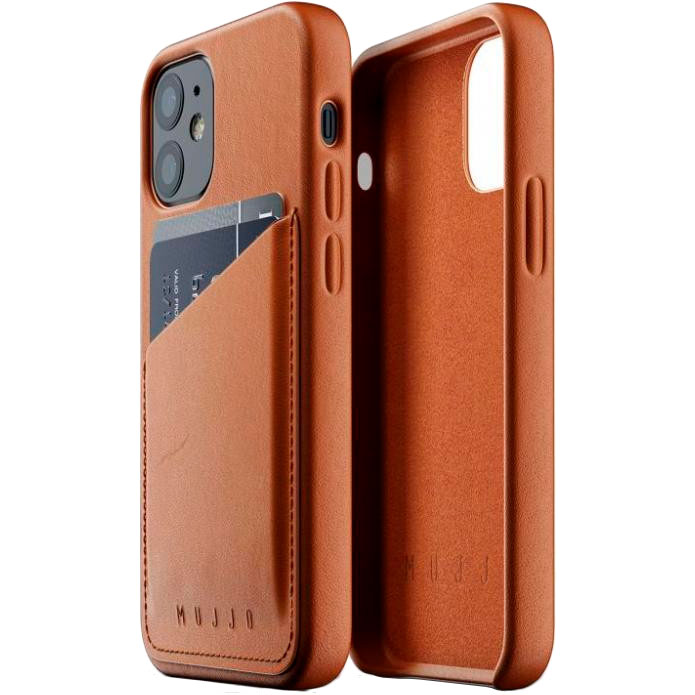 

Чехол MUJJO iPhone 12 Mini Full Leather Wallet Tan (MUJJO-CL-014-TN), iPhone 12 Mini Full Leather Wallet, Tan