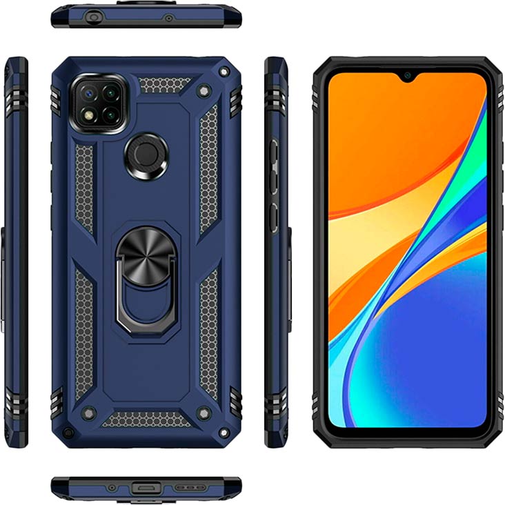 Чехол BeCover Military для Xiaomi Redmi 9C Blue (705579) Тип чехол-накладка