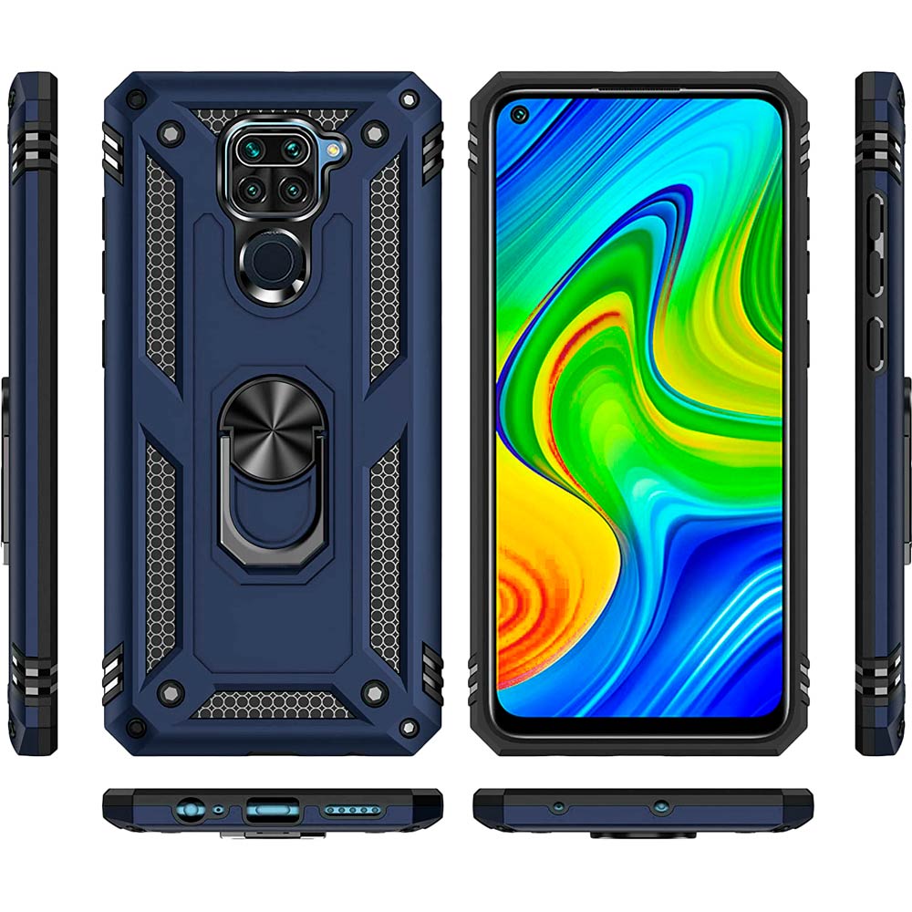 Чехол BeCover Military для Xiaomi Redmi Note 9/10X Blue (705583) Тип чехол-накладка