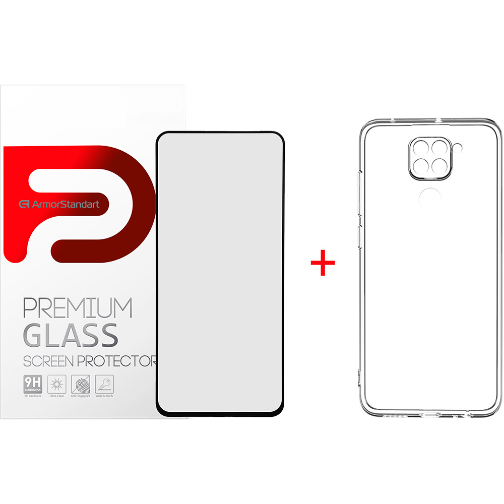

Чехол ARMORSTANDART Air Series + стекло Full Glue для Xiaomi Redmi Note 9 (ARM58052), для Xiaomi Redmi Note 9 Панель + стекло