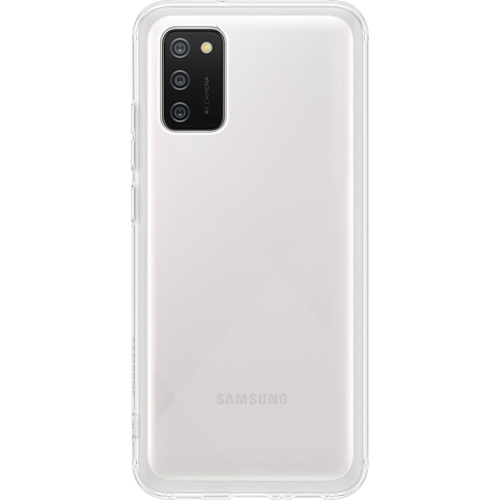 

Чехол SAMSUNG Soft Clear Cover для Samsung Galaxy A02s Transparent (EF-QA025TTEGRU), Galaxy A02s Soft Clear Cover,Transp.