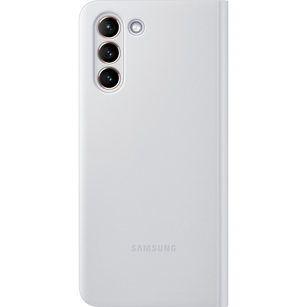 Чехол SAMSUNG Smart Clear View Cover для Samsung Galaxy S21 Light Gray (EF-ZG991CJEGRU) Тип чехол-книжка