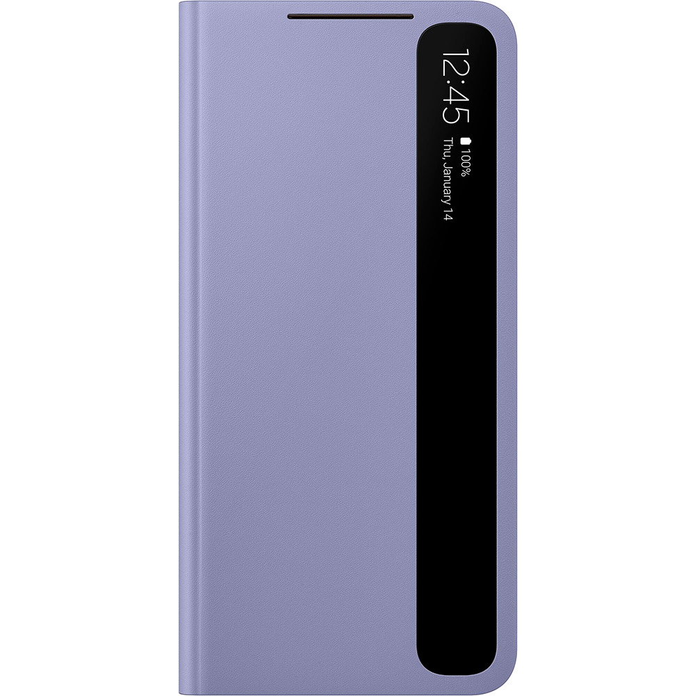 

Чехол SAMSUNG Smart Clear View Cover для Samsung Galaxy S21 Violet (EF-ZG991CVEGRU), S21 Smart Clear View Cover Violet/EF-ZG991CVEGRU