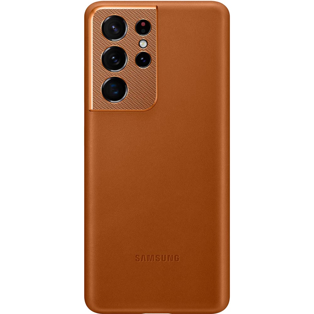 

Чехол Samsung Leather Cover для Samsung Galaxy S21 Ultra Brown (EF-VG998LAEGRU), S21 ULTRA Leather Cover Brown/EF-VG998LAEGRU