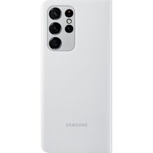 Чехол Samsung Smart Clear View Cover для Samsung Galaxy S21 Ultra L.Gray (EF-ZG998CJEGRU)