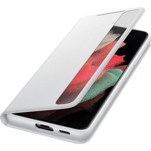 Чехол Samsung Smart Clear View Cover для Samsung Galaxy S21 Ultra L.Gray (EF-ZG998CJEGRU)