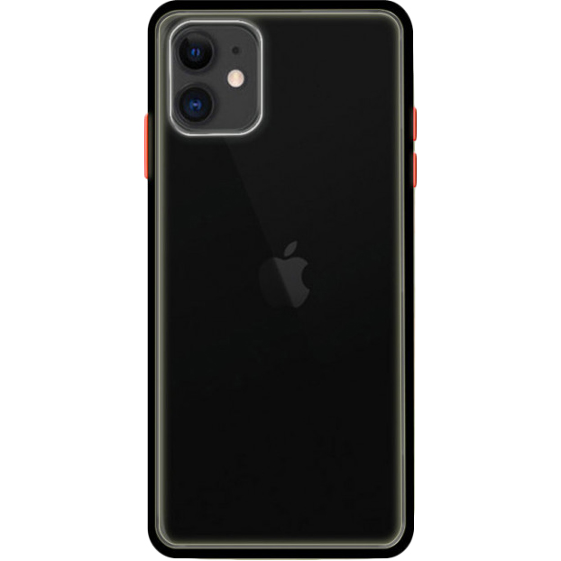 

Чехол Intaleo Smoky для Apple iPhone 11 Black (1283126496691), (Smoky) для Apple iPhone 11, black