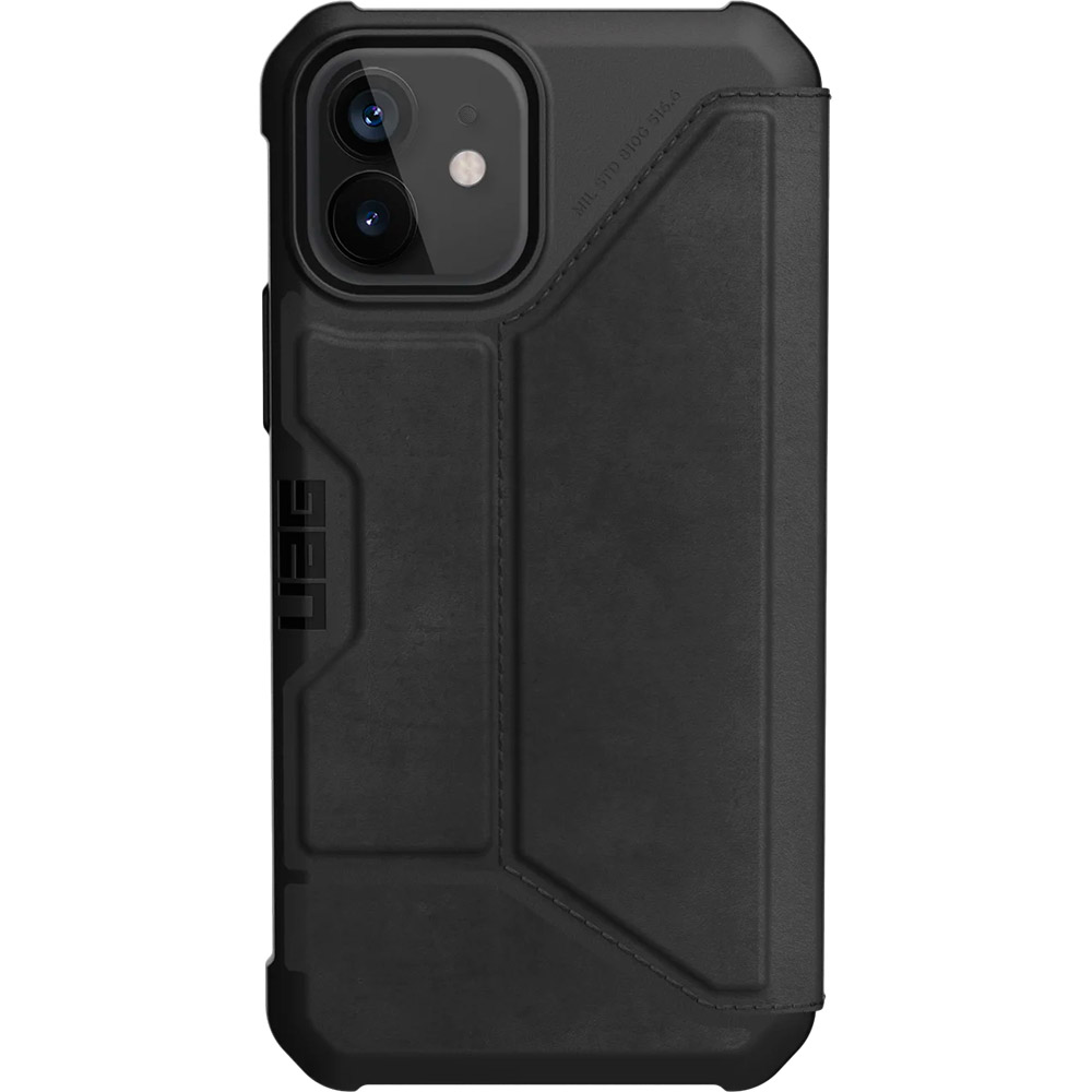 Чохол UAG Metropolis для Apple iPhone 12/12 Pro Leather Black (112356118340)