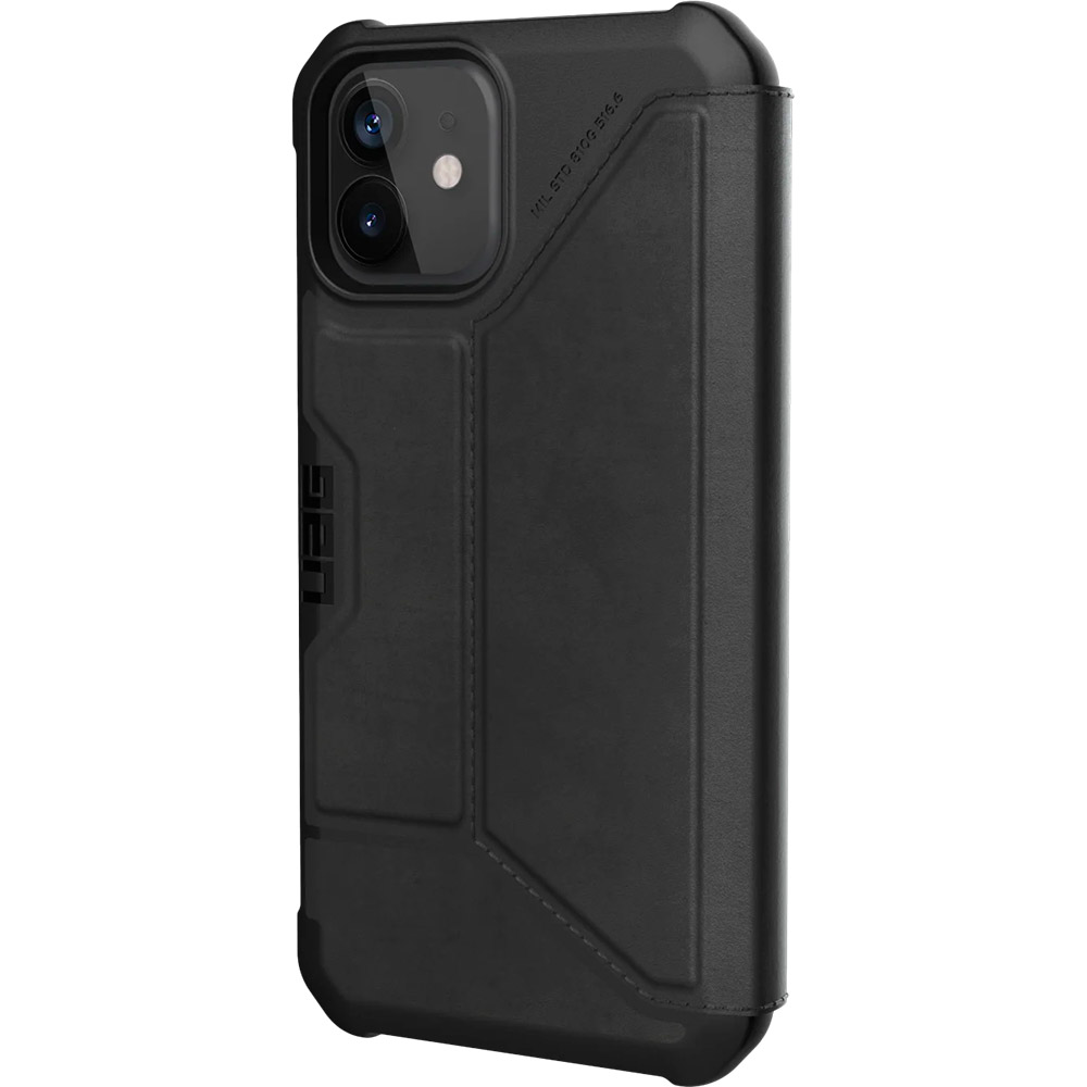 Чохол UAG Metropolis для Apple iPhone 12/12 Pro Leather Black (112356118340) Тип чохол-книжка