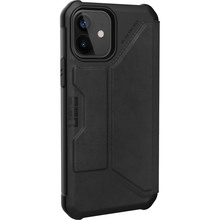 Чохол UAG Metropolis для Apple iPhone 12/12 Pro Leather Black (112356118340)