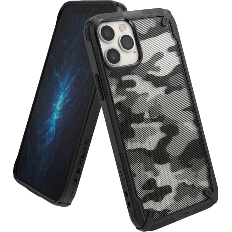 Чохол RINGKE Apple iPhone 12/12 Pro Camo BLACK (RCA4790)