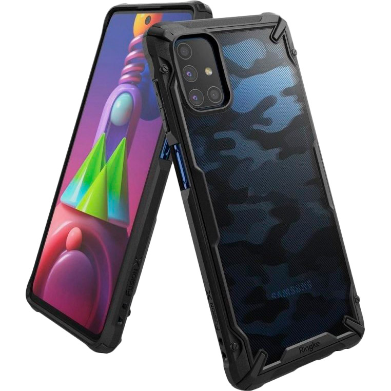 Чехол RINGKE Samsung Galaxy M51 CAMO BLACK (RCS4804)