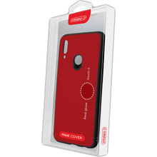 Чехол Intaleo Real Glass для Huawei P Smart 2019 Red (1283126491085)