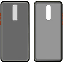 Чехол Intaleo Smoky для Xiaomi Redmi 8 Black (1283126496561)