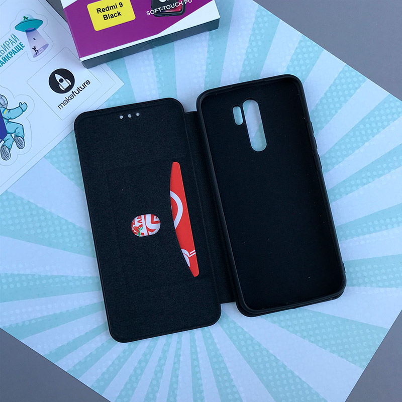 Чохол Makefuture Flip Case для Xiaomi Redmi 9 Black (MCP-XR9BK) Колір чорний