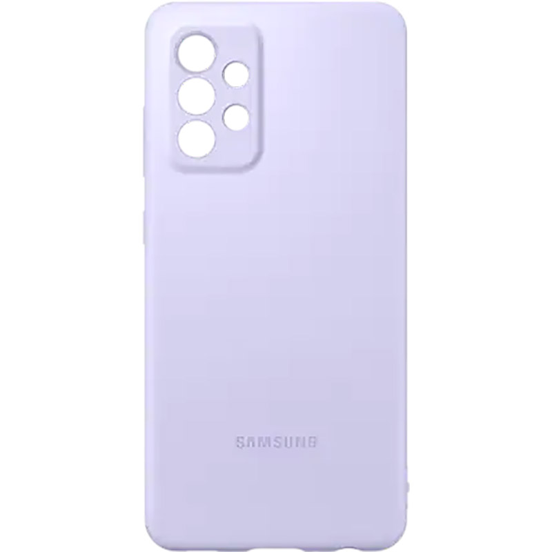 

Чехол SAMSUNG Silicone Cover для Samsung Galaxy A52/A525 Violet (EF-PA525TVEGRU), Galaxy A52/A525 Silicone Cover Violet