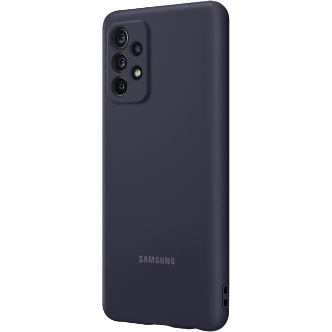 Зовнішній вигляд Чохол SAMSUNG Silicone Cover для Samsung Galaxy A72 Black (EF-PA725TBEGRU)
