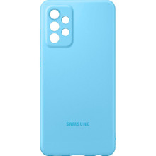 Чехол SAMSUNG Silicone Cover для Samsung Galaxy A72 Blue (EF-PA725TLEGRU)