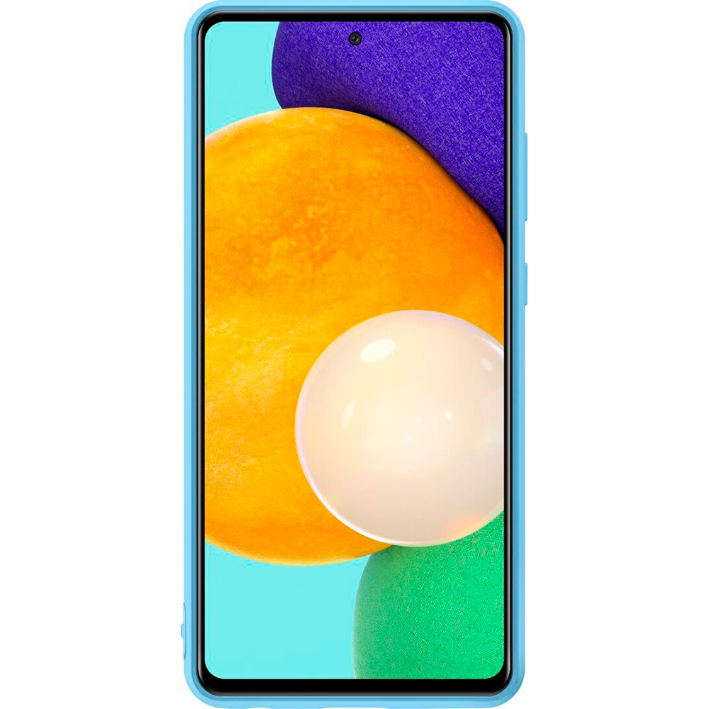 Чехол SAMSUNG Silicone Cover для Samsung Galaxy A72 Blue (EF-PA725TLEGRU) Цвет голубой