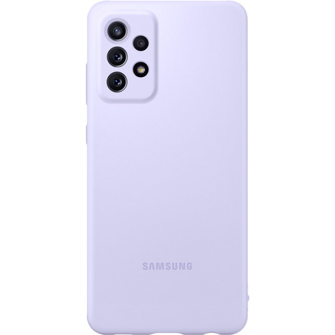 

Чехол SAMSUNG Silicone Cover для Samsung Galaxy A72 Violet (EF-PA725TVEGRU), Galaxy A72/A725 Silicone Cover Violet