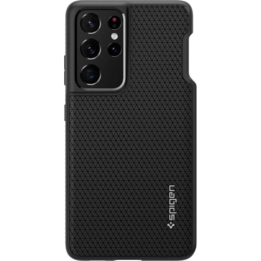

Чехол SPIGEN Samsung Galaxy S21 Ultra Liquid Air Matte Black (ACS02831), Samsung Galaxy S21 Ultra Liquid Air Matte Black