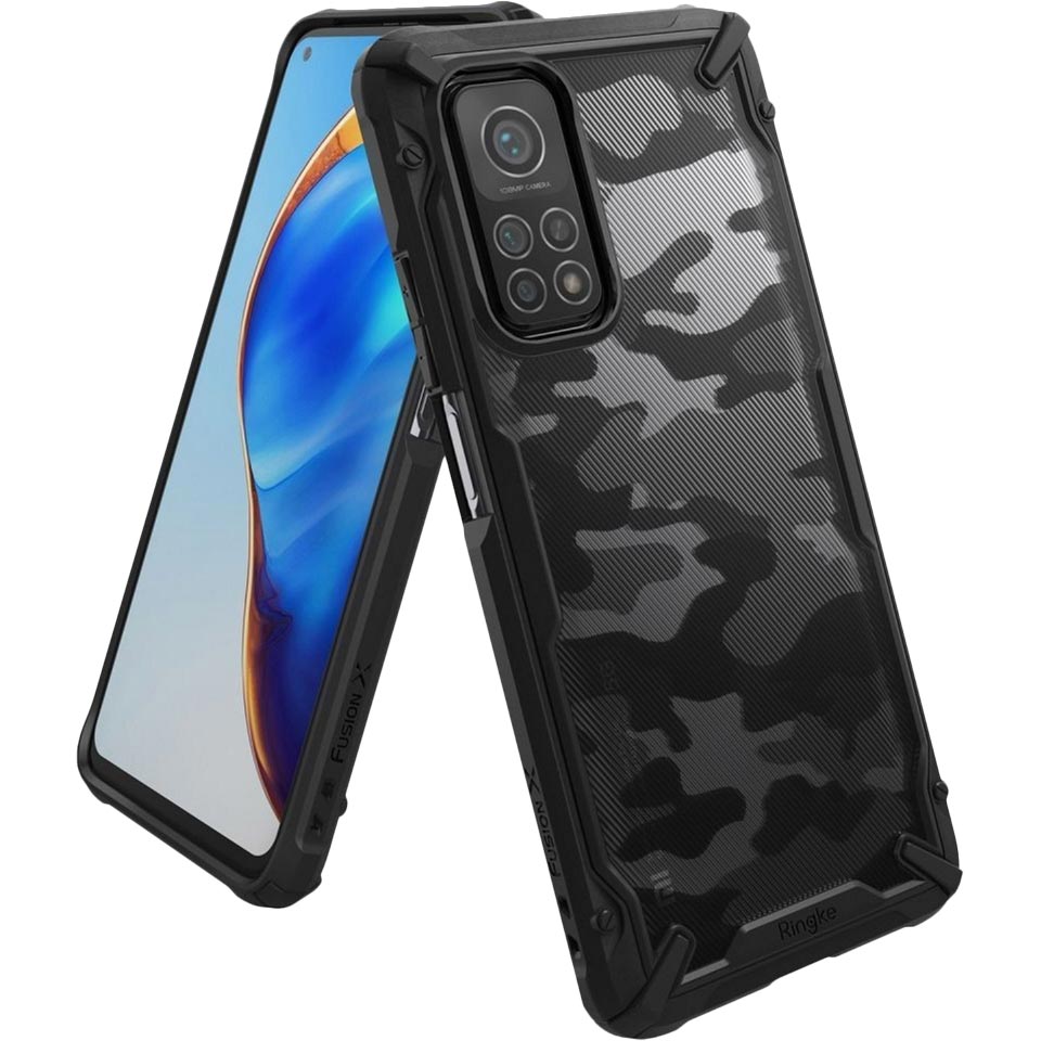 

Чехол RINGKE Fusion X для Xiaomi Mi 10T/Mi10T Pro Camo Black (RCX4851), Fusion X для Xiaomi Mi 10T/Mi10T Pro CAMO BLACK