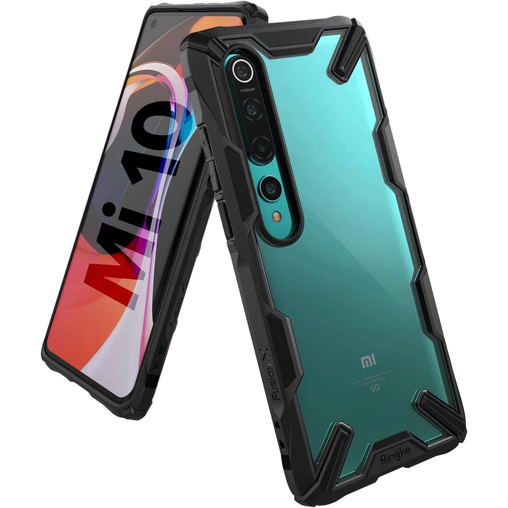 

Чехол RINGKE Fusion X для Xiaomi Mi/Mi10 Pro Black (RCX4852), Fusion X для Xiaomi Mi/Mi10 Pro BLACK