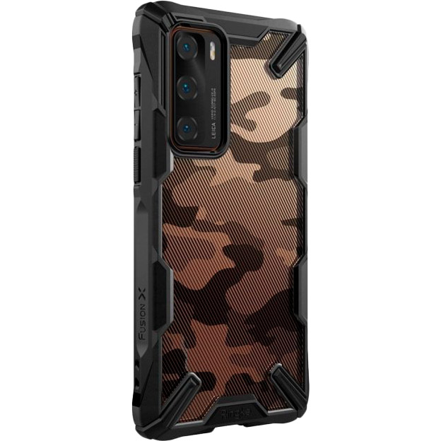 

Чехол RINGKE Fusion X Design для Huawei P40 Camo Black (RCH4843), Fusion X DESIGN для Huawei P40 CAMO BLACK