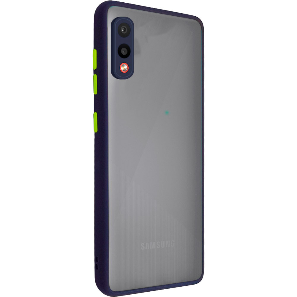 

Чехол MAKEFUTURE для Samsung A02 Frame Matte PC+TPU Blue (MCMF-SA02BL), Samsung A02 Frame (Matte PC+TPU) Blue