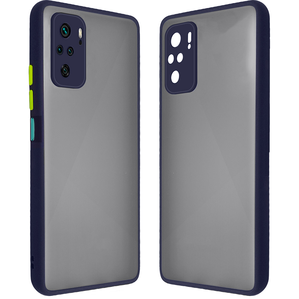 

Чехол MakeFuture для Xiaomi Redmi Note 10 Pro Frame Blue (MCMF-XRN10PBL), Xiaomi Redmi Note 10 Pro Frame (PC+TPU) Blue