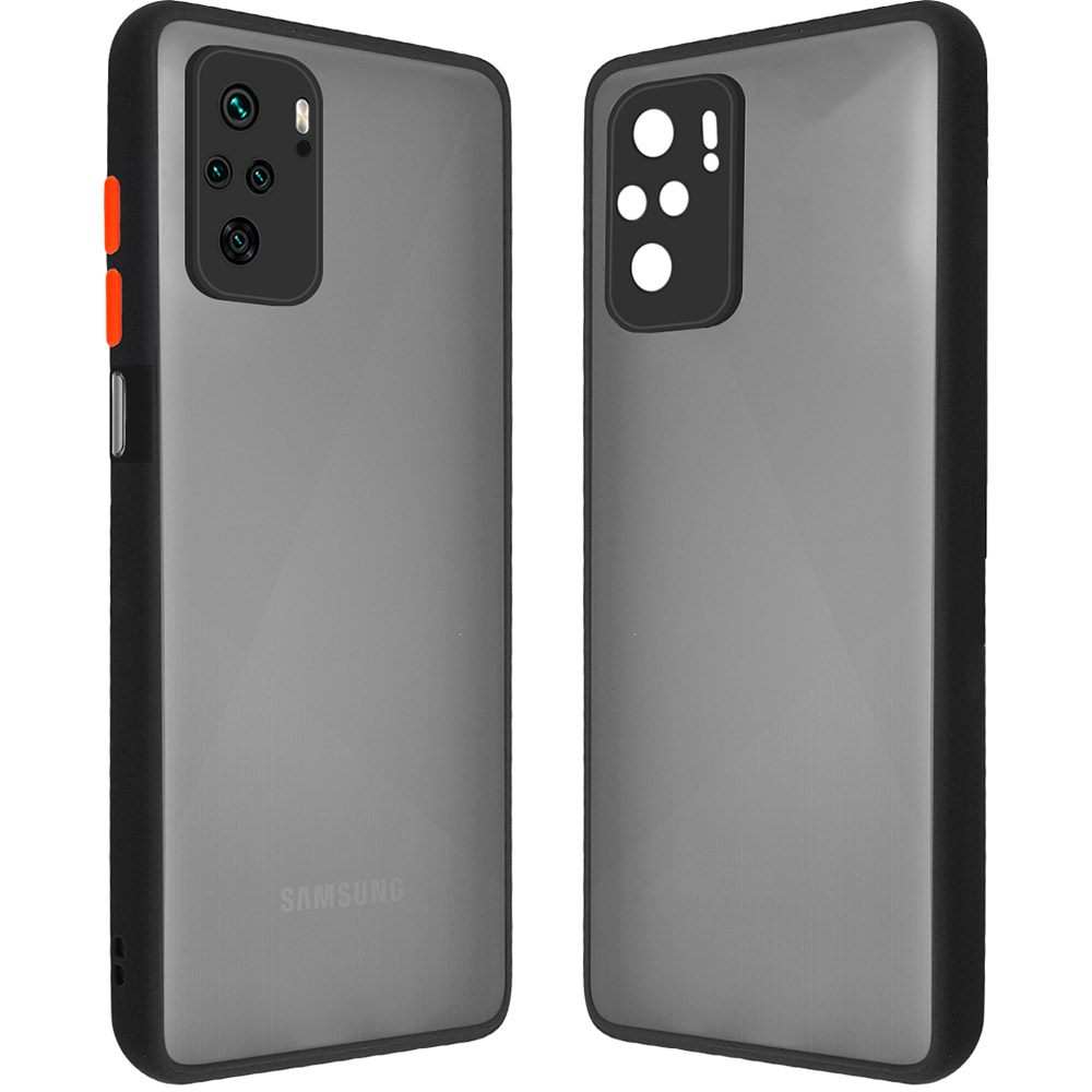 

Чехол MakeFuture для Xiaomi Redmi Note 10s Frame Black (MCMF-XRN10SBK), Xiaomi Redmi Note 10S Frame (Matte PC+TPU) Black