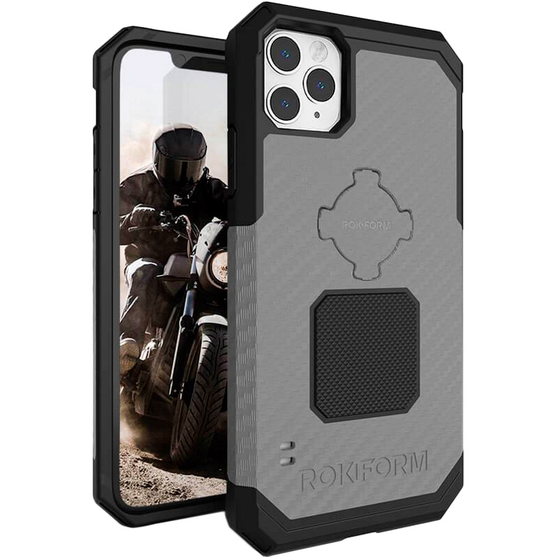 

Чехол ROKFORM Rugged для Apple iPhone 11 Pro Max Gun Metal (306843P), iPhone 11 Pro Max Rugged Gun Metal (306843P)