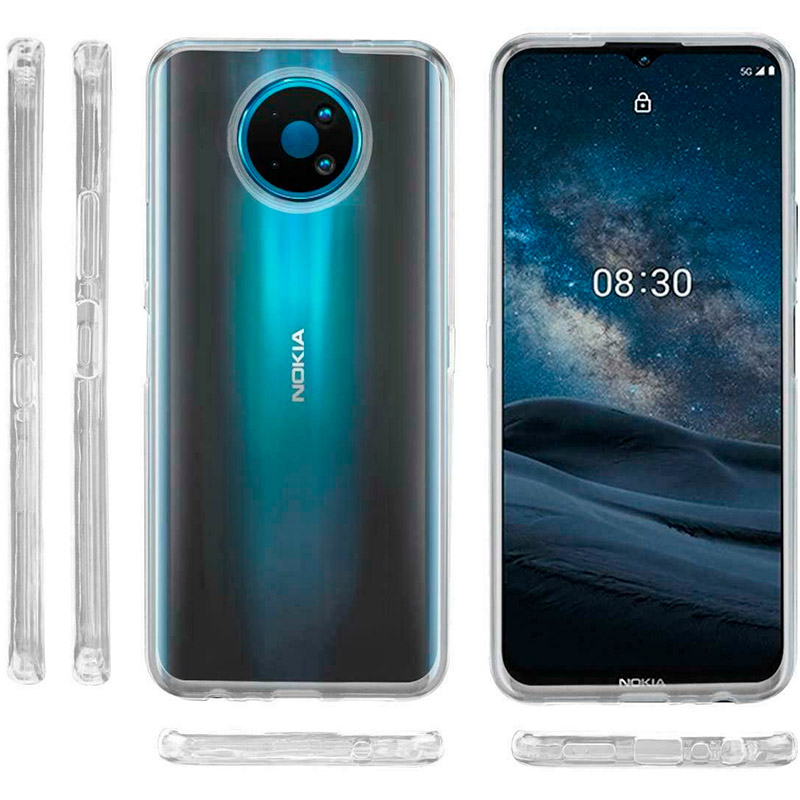 Чехол BECOVER для Nokia G20 Transparancy (706084) Внешние габариты 166 x 79 x 11