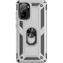 Чехол BECOVER Military для Xiaomi Redmi Note 10/Note 10s Silver (706131)