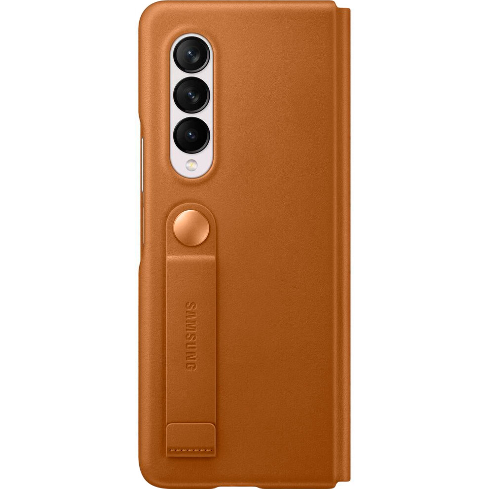 

Чехол Leather Flip для Samsung Z Fold 3 Camel (EF-FF926LAEGRU), Z Fold 3 Leather Flip Cover Camel (EF-FF926LAEGRU)