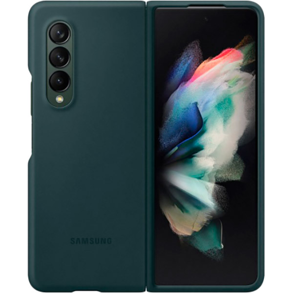 

Чехол Samsung Silicone Cover для Samsung Galaxy Z Fold 3 Green (EF-PF926TGEGRU), Z Fold 3 Silicone Cover EF-PF926TGEGRU-Green