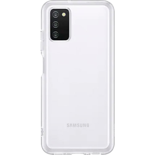 

Чехол Samsung Soft Clear Cover для Samsung A03s Transparent (EF-QA037TTEGRU), Galaxy-A03s Soft Clear Cover EF-QA037TTEGRU-Transp