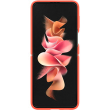 Чехол Samsung Silicone Cover with Ring для Samsung Z Flip 3 Coral (EF-PF711TPEGRU)