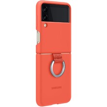 Чехол Samsung Silicone Cover with Ring для Samsung Z Flip 3 Coral (EF-PF711TPEGRU)
