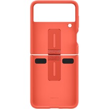 Чехол Samsung Silicone Cover with Ring для Samsung Z Flip 3 Coral (EF-PF711TPEGRU)