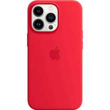 Чехол APPLE для iPhone 13 Pro Silicone Case with MagSafe (PRODUCT RED) (MM2L3ZE/A)