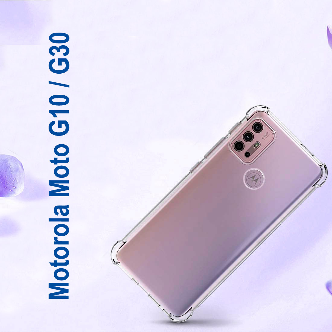 Чехол BECOVER Anti-Shock для Motorola Moto G10/G30 Clear (706675) Совместимость по модели Motorola G30