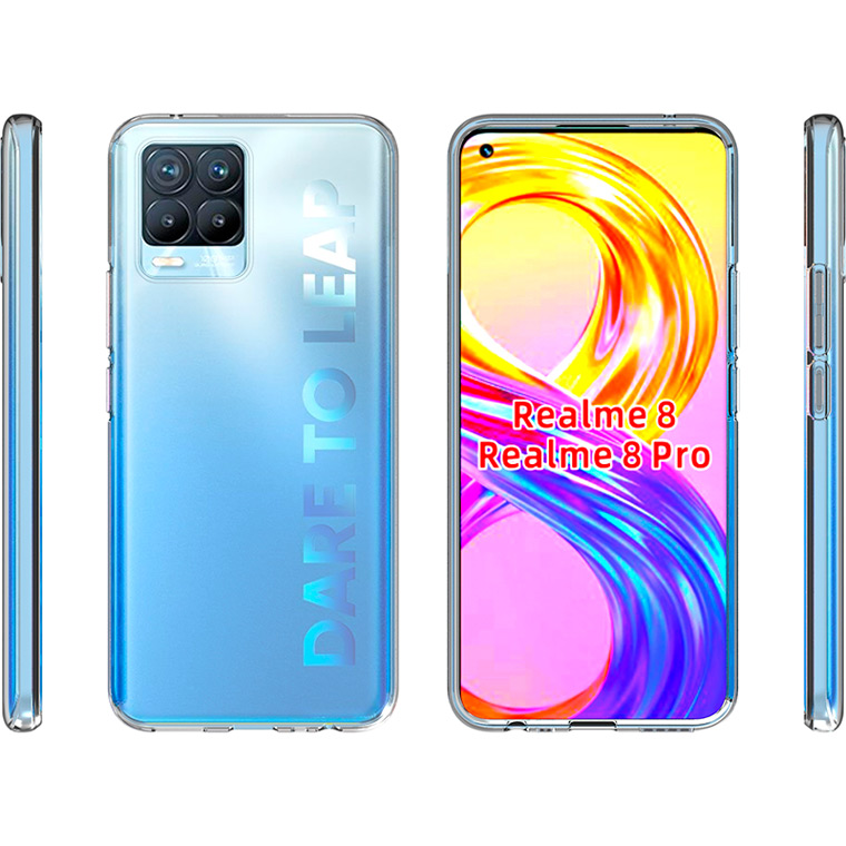 Внешний вид Чехол BECOVER для Realme 8/8 Pro Transparancy (706936)