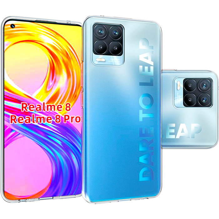 Чехол BECOVER для Realme 8/8 Pro Transparancy (706936) Тип чехол-накладка