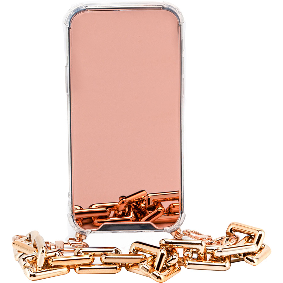 

Чехол NECKER на цепочке для Apple iPhone 12/12 Pro Metallic Gold (NCRC-12-MG), Панель на ремінці для Apple iPhone 12/12