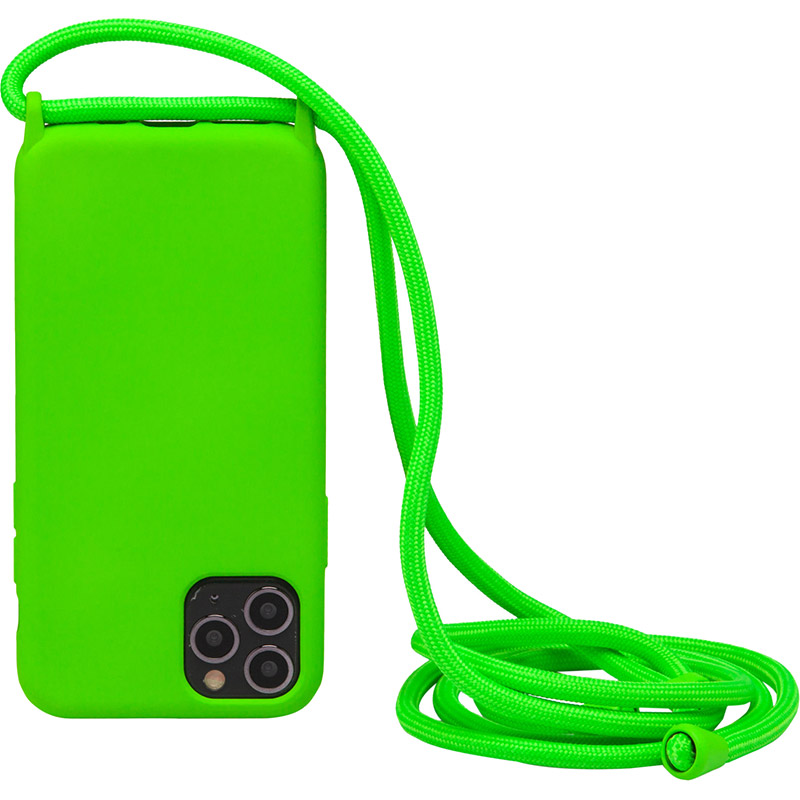 

Чехол NECKER для Apple iPhone X Electric Green (NCRR-X-EG), Панель на шнурку для Apple iPhone X Electric