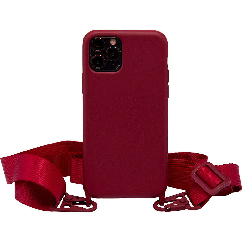 

Чехол Necker на ремешке для Apple iPhone 11 Pro Max Bordeaux (NCRB-11PM-BO), Панель на ремінці для Apple iPhone 11 Pro